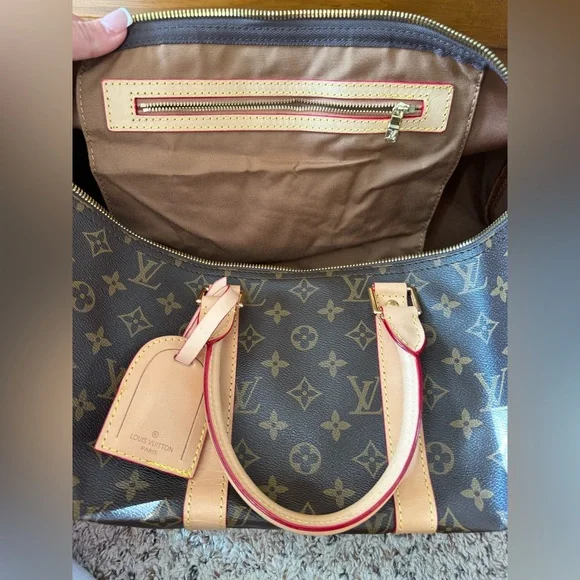 NEW Brown Monogram L/V Travel Bag - Picture 6 of 14